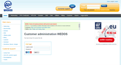 Desktop Screenshot of client.wedos.com